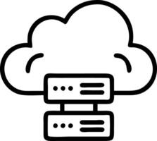 Glossy image of IT professionals managing cloud servers in data center with copy space vector