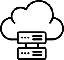 Glossy image of IT professional managing cloud servers in modern data center with copy space vector