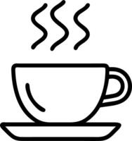 Glossy Background with Steam Rising from a Cup of Tea vector
