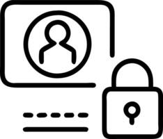 Glossy background with secure digital interface and copy space vector