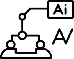 Glossy background with AI assisted manufacturing elements and copy space Set 2 vector