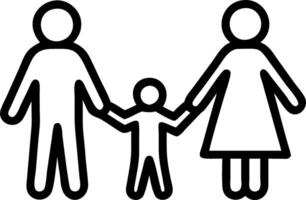 Glossy Background of Family Holding Hands on the Beach at Sunset vector