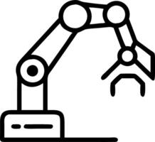 Environment shot of factory workers using AI assisted machinery with copy space vector