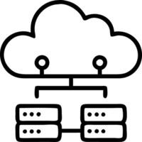 Engineers deploying cloud applications on servers with copy space vector