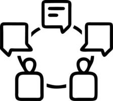 Energetic Brainstorming with Post Its and Tablets vector