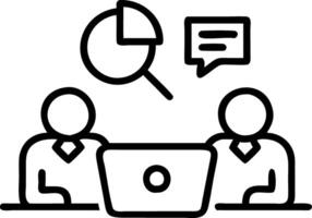 Customer service team integrating AI tools vector