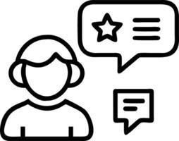 Customer service agent using AI sentiment analysis vector