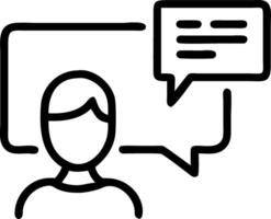 Customer service agent resolving issue with AI assistance vector