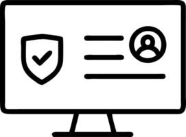 Close up of tech savvy healthcare IT manager monitoring cybersecurity dashboard with copy space vector