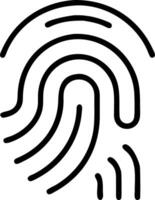 Close up of secure biometric access point with copy space vector