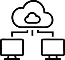 Close up of IT specialist monitoring cloud network security on multiple screens with copy space vector