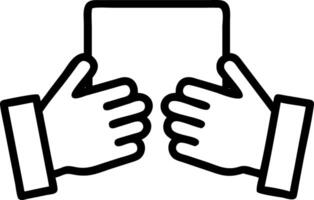 Close Up of Hands Sharing Ideas on Digital Platform vector