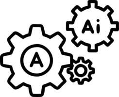 Close up of gears with digital patterns interlocking vector