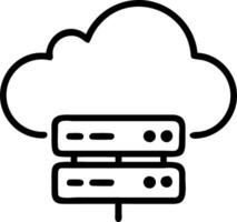 Close up of cloud server rack with LED indicators and copy space vector
