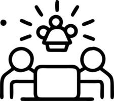 Bokeh Digital Art of Group Study in a Trendy Cafe vector