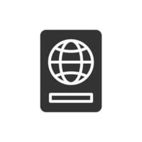 A globe icon on a white background vector
