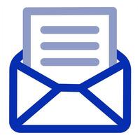 Envelope and Mail icon vector