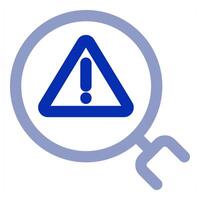 Search Alert icon concept vector
