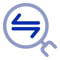 Search Sync and data icon concept vector