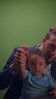 A beautifully captured Father and Child Portrait set in a charming Studio Setting video