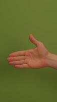 This is a Green Wall Texture that features a Hand Gesture, showcasing various artistic elements video