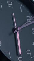 A CloseUp View of an Elegant Black Watch Highlighting Its Unique Design and Details video