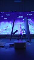 A Modern Computer Setup Featuring a Data Visualization Background for Enhanced Insights video