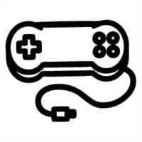 console game controller symbol icon creative drawing video