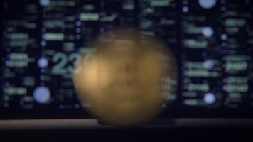 Abstract Visualization of Data along with a comprehensive and Analytics Background video