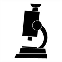 flat symbol of a science microscope icon creative drawing video