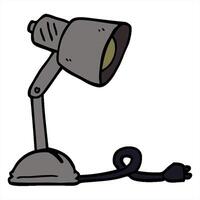 cartoon doodle desk lamp creative drawing video