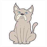 cartoon grumpy little dog creative drawing video