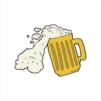 cartoon mug of beer creative drawing video