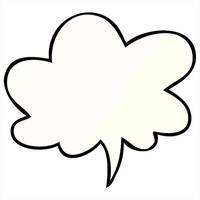cartoon speech bubble in smooth gradient style with speech bubble in smooth gradient style creative drawing video