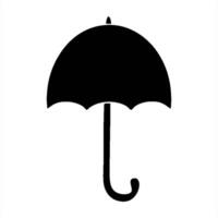 line drawing cartoon of a open umbrella icon creative drawing video