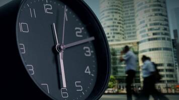Time Lapse of Watch Clock Showing Time Passing By Fast in Moving Countdown video