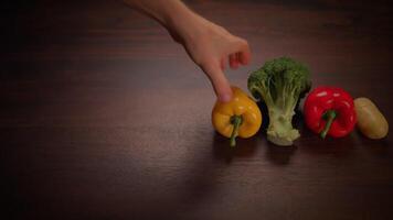 Enjoy the dynamic and delightful food prep with vibrant red bell pepper and nutritious potato video
