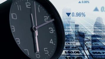 Time Lapse of Watch Clock Showing Time Passing By Fast in Moving Countdown video