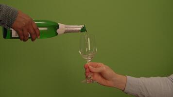Enjoy a Celebration Toast with a Sparkling Beverage for the special event and memorable moments video