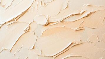 Creamy abstract texture in soft beige tones for artistic background and design use photo