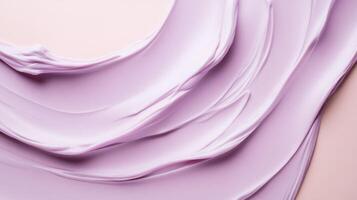 Abstract lavender and pink textured paint background with flowing brushstrokes photo