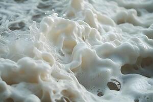 Dynamic Ocean Foam and Waves Texture for Artistic Design and Decor photo