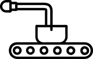 Floating Conveyor Belt Segment vector
