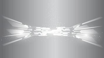 Abstract technology white gray background Hi-tech communication podium concept, technology, digital vector