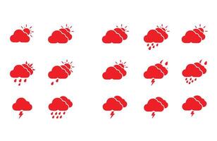 Customizable Sun and Rain Graphics for Digital Use vector