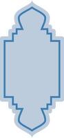 Sacred Geometry in Islamic Architecture Window Patterns vector