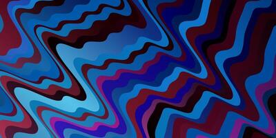 Dark Blue, Red vector background with bows.
