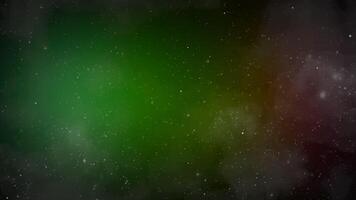 Motion particles and stars in galaxy, abstract background video