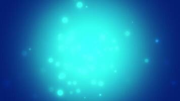 Abstract bokeh and particles falling. Shiny background for Happy New Year and Merry Christmas video