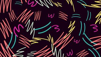 Motion Retro Geometric Shape Abstract Background video